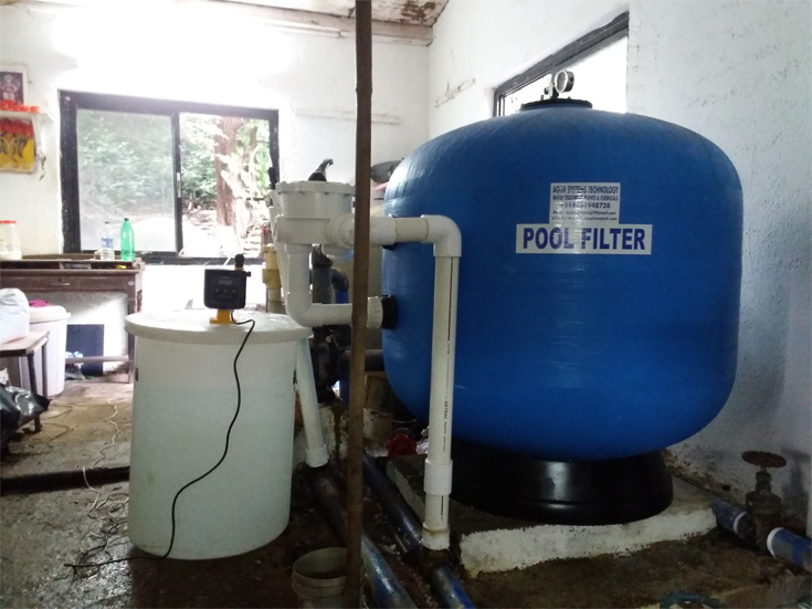SWIMMING POOL FILTRATION PLANT